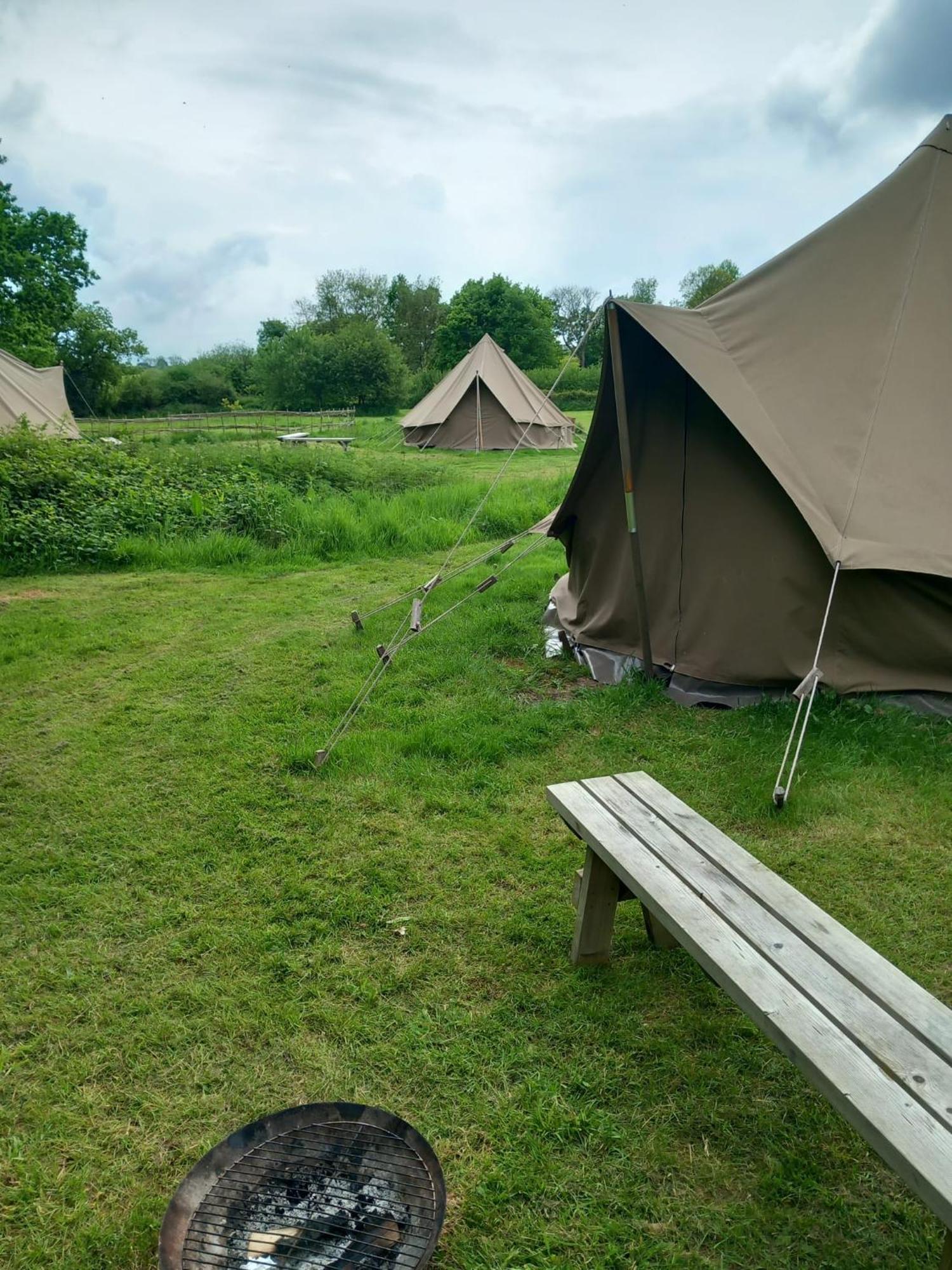 Gaggle Of Geese Pub - Shepherd Huts & Bell Tents Dorchester Exterior foto